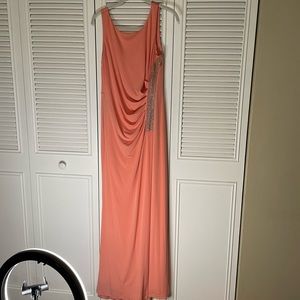 Calvin Klein Peach size 10 evening dress